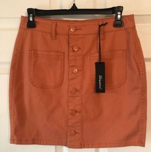 COPY - Orange mini-skirt